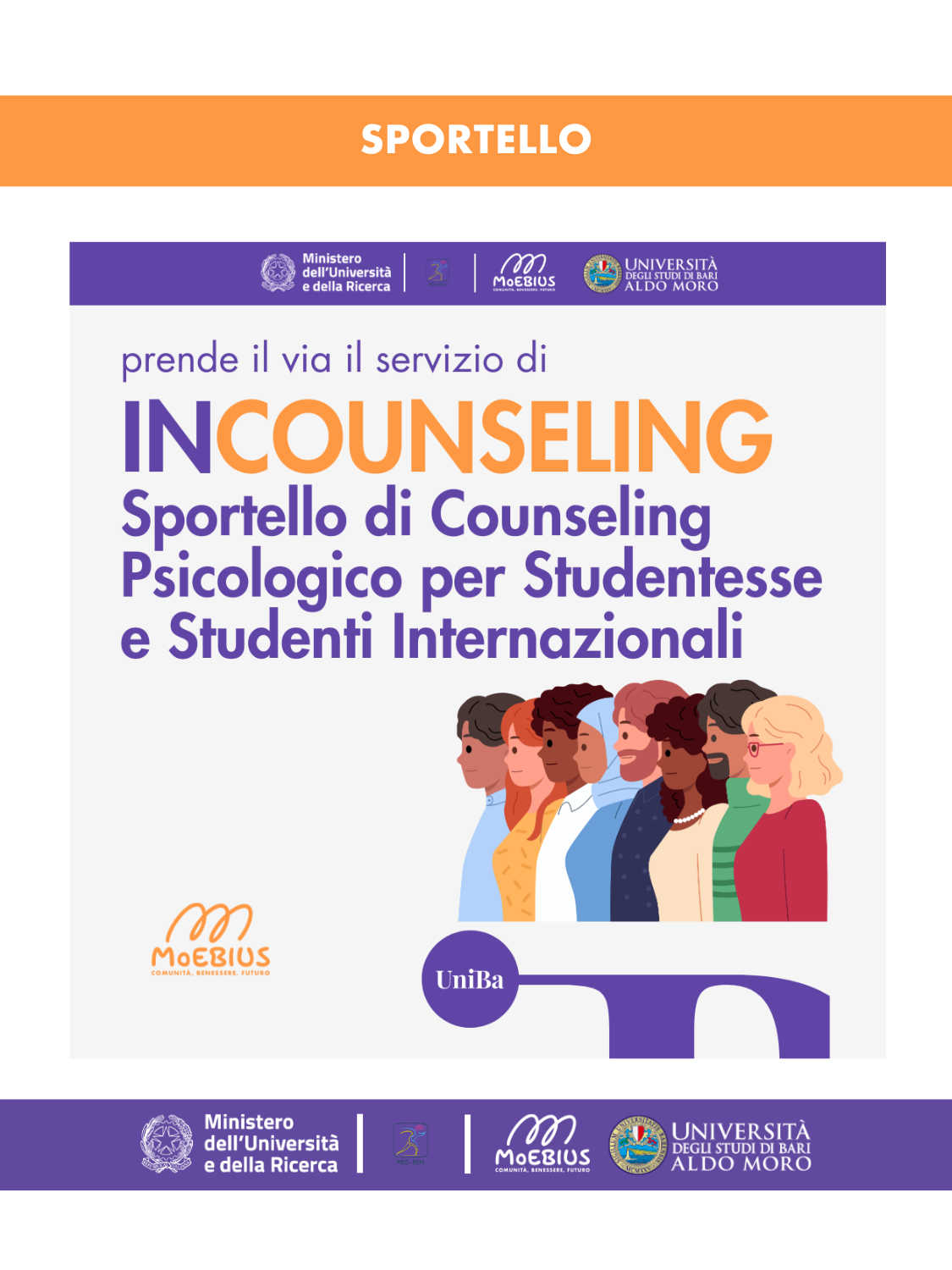 InCounseling - Sportello di Counseling Psicologico per Studentesse e Studenti Internazionali
