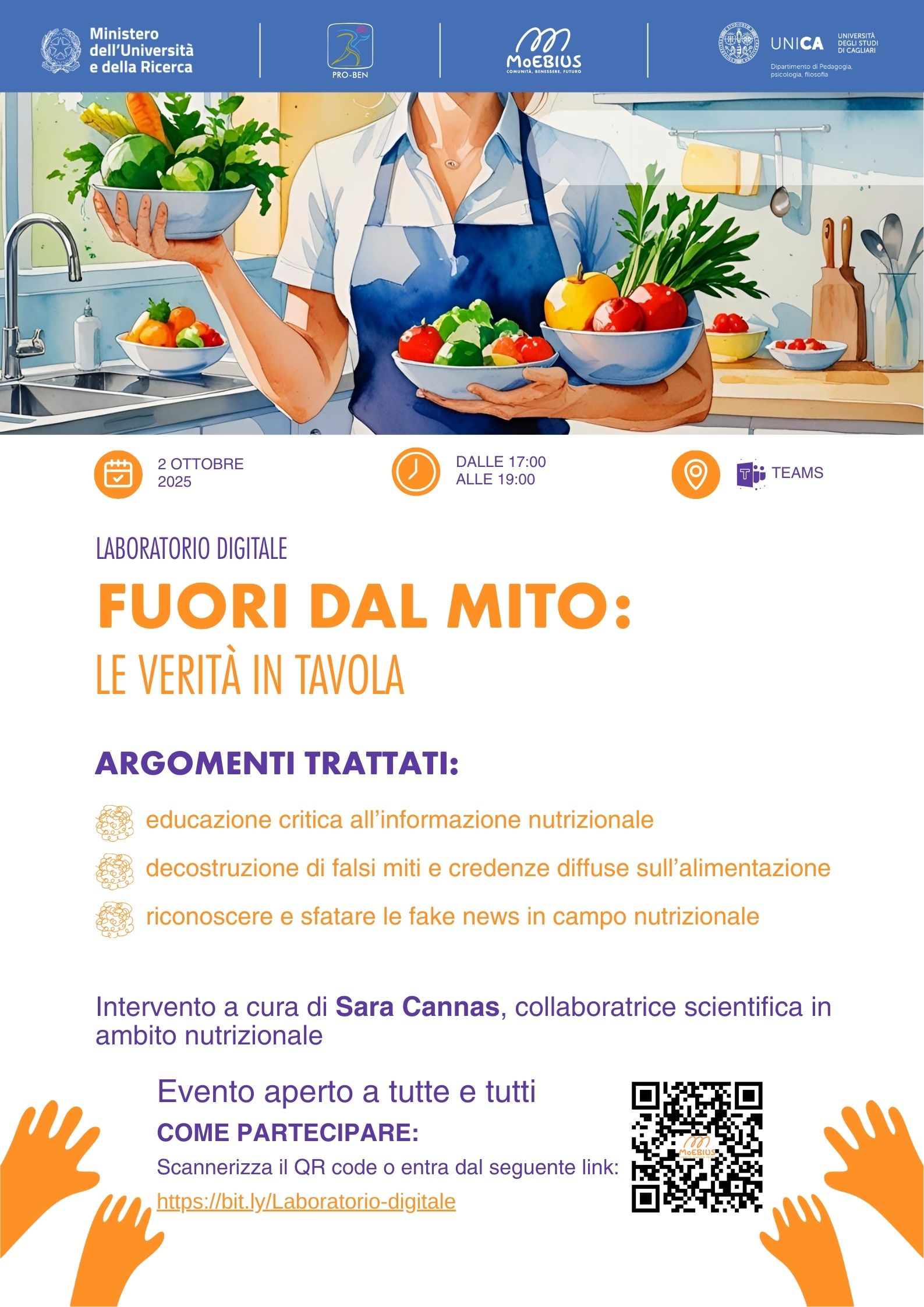 Laboratorio di educazione alimentare “Fuori dal Mito: le verità in tavola”