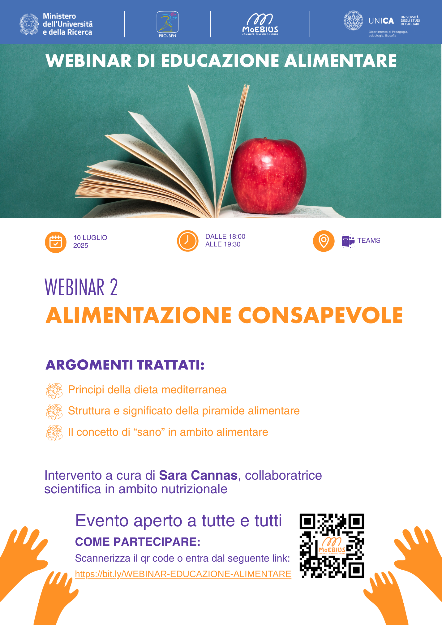 Webinar di educazione alimentare 