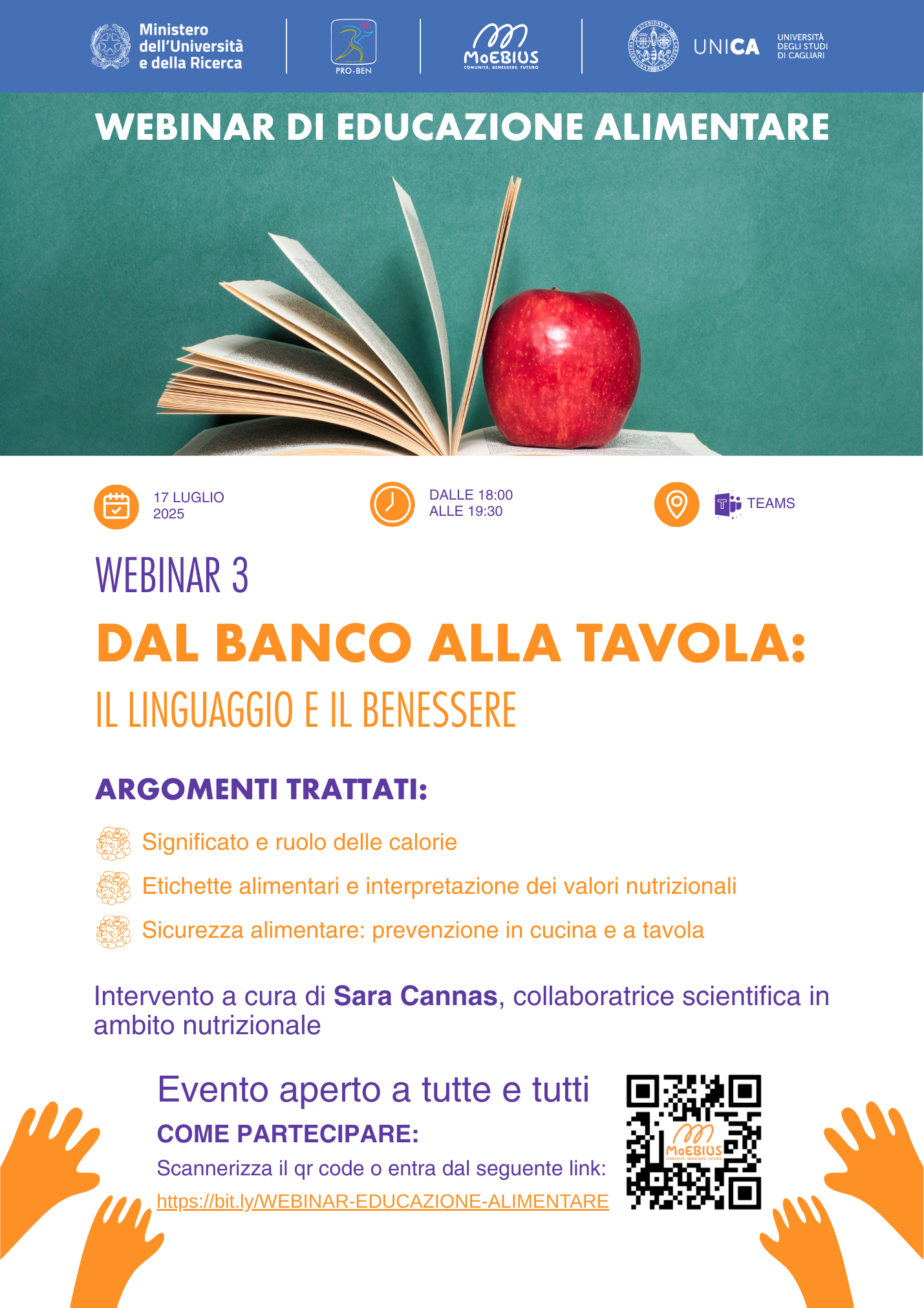 Webinar di educazione alimentare 
