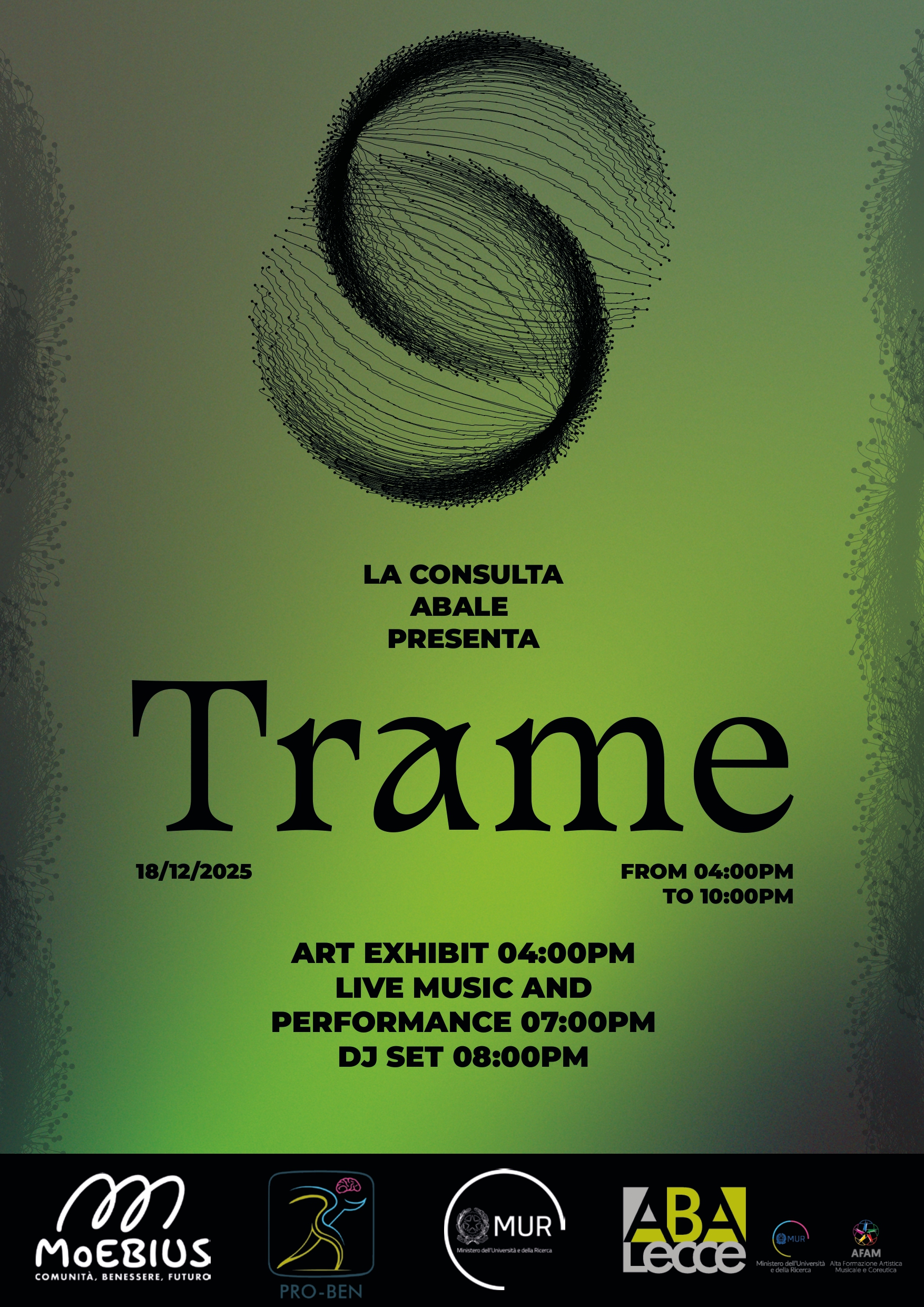 Evento “TRAME” – 18 DICEMBRE 2025 - ABA LECCE