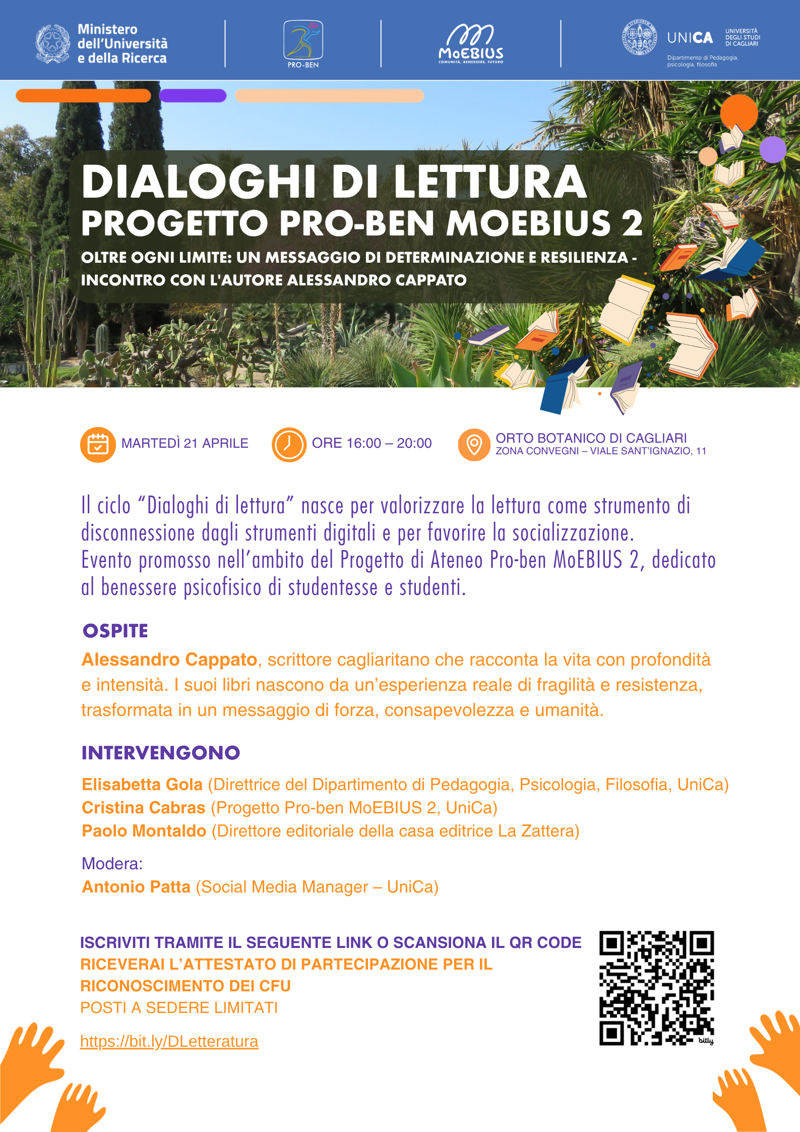 Dialoghi di letteratura: incontro con l'autore Alessandro Cappato