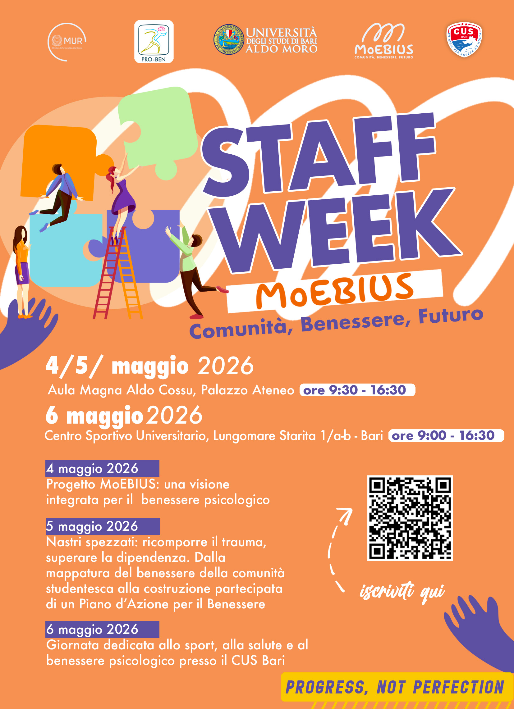 Staff Week “MoEBIUS: Comunità, Benessere, Futuro”