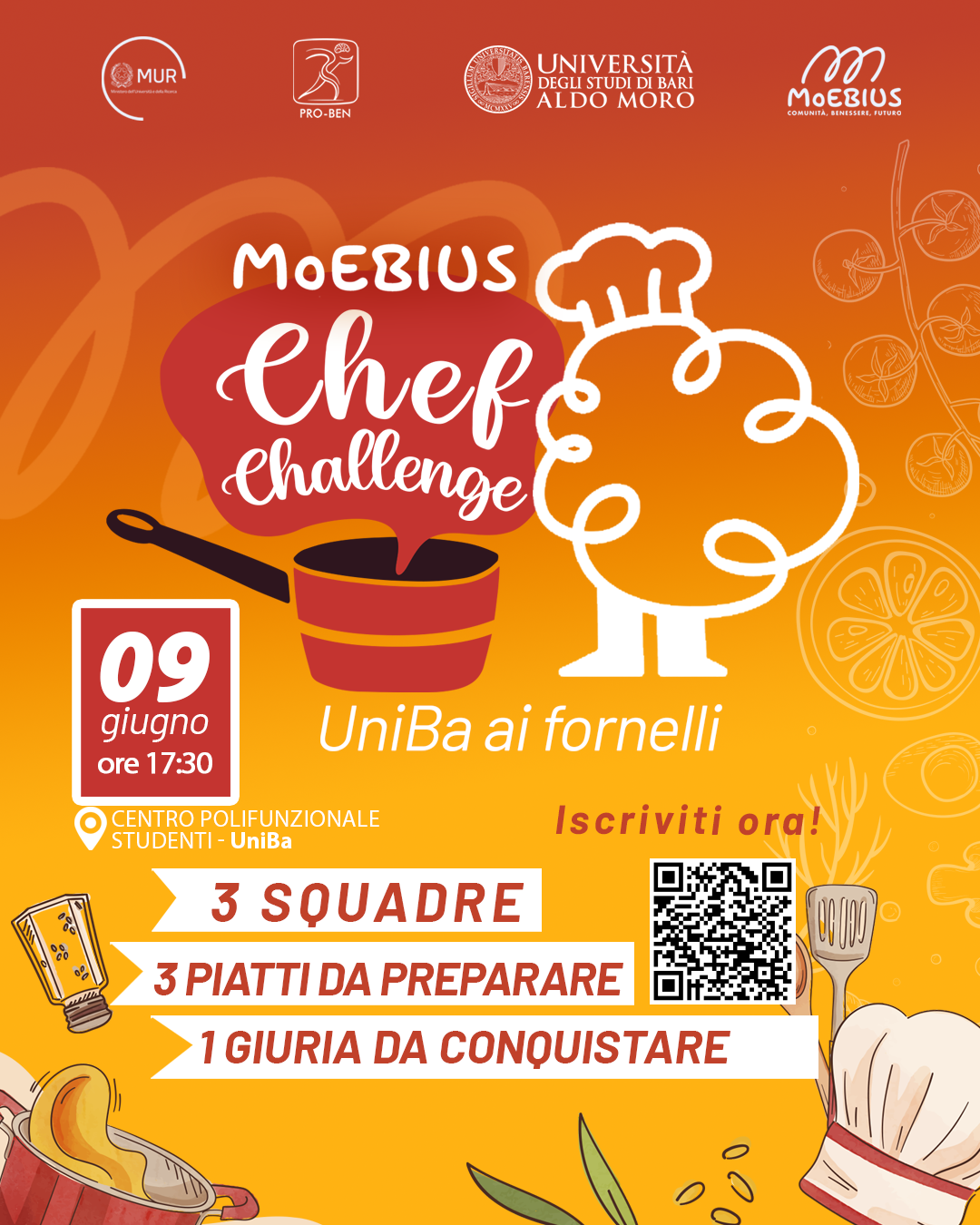 MoEBIUS Chef Challenge – Uniba ai Fornelli